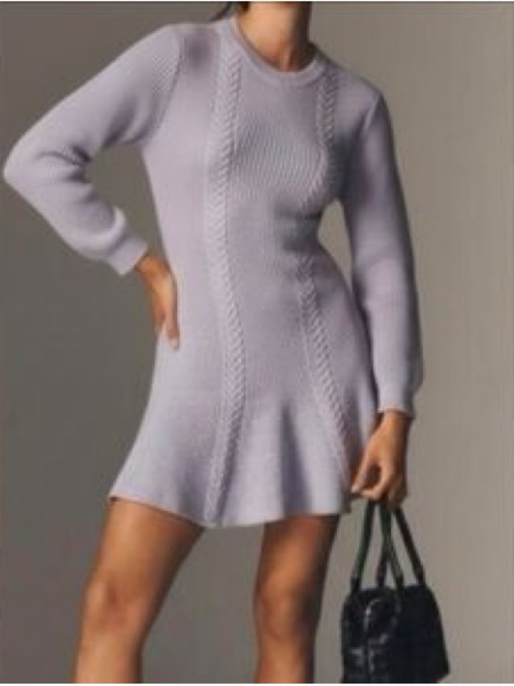NWT Anthropologie Lavender Sweater Dress